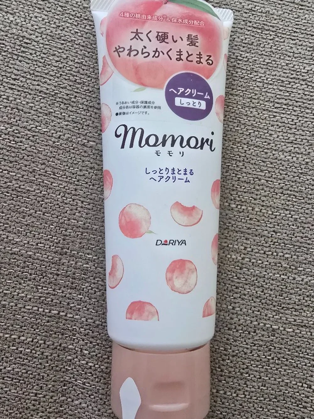 DARIYA Momori Peach Moist Hair Cream 150g Thick Repair Treatment Made in Japan